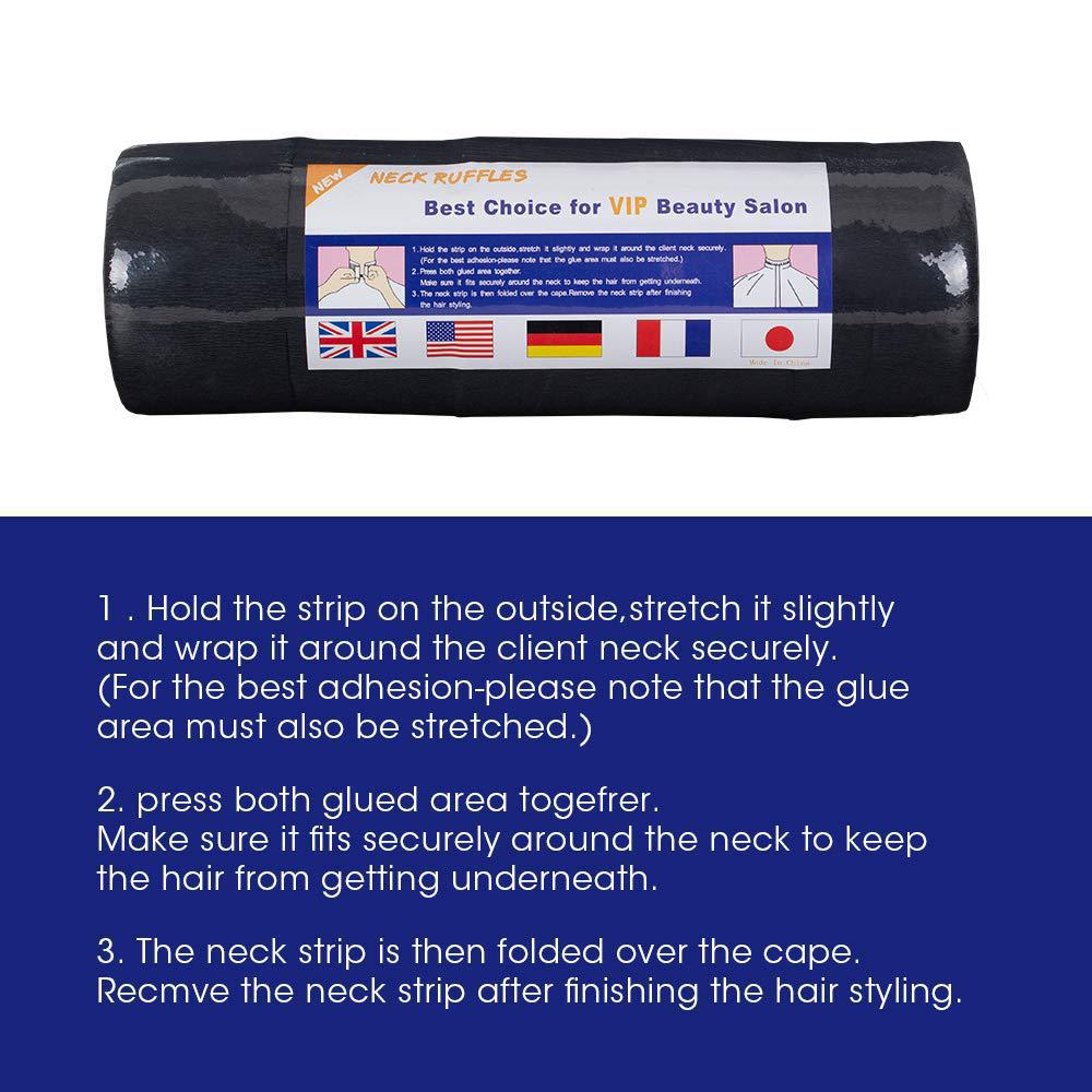 Transfronteriza barbería suministros cuello papel de cuello de papel desechable anti-rallado pelo teñido pelo papel de cuello de herramienta caliente impermeable
