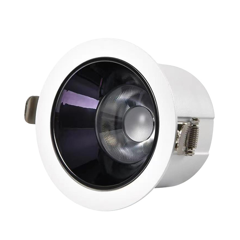 Mazorca antideslumbrante downlight astigmatismo casa pasillo balcón incrustado LED oculto alta pantalla dedo 80mm agujero Luz image 7
