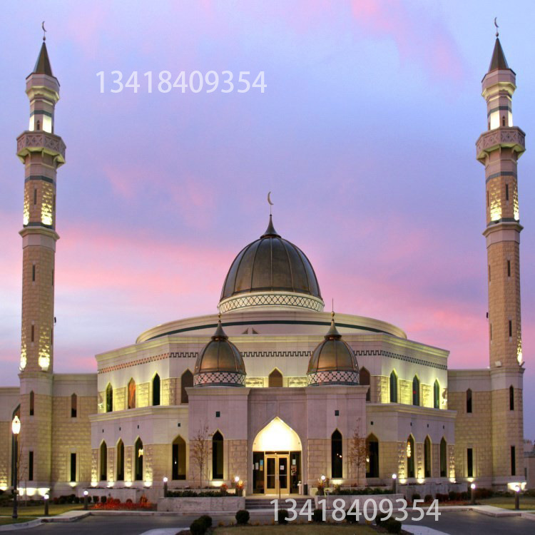 清真寺玻璃屋顶 欧式建筑穹顶 酒店金属圆顶