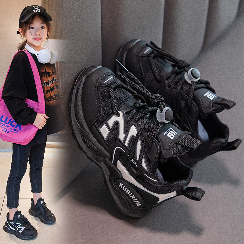 Ragazze che corrono per le studentesse delle scuole primarie e secondarie, versatili scarpe da tennis autunnali con suola morbida, versione coreana,_voghion.com