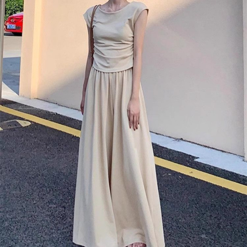 ChicShe Plus Size Tea Outfit For Women New Small Sweet Korean Style Dress Summer Set_voghion.com