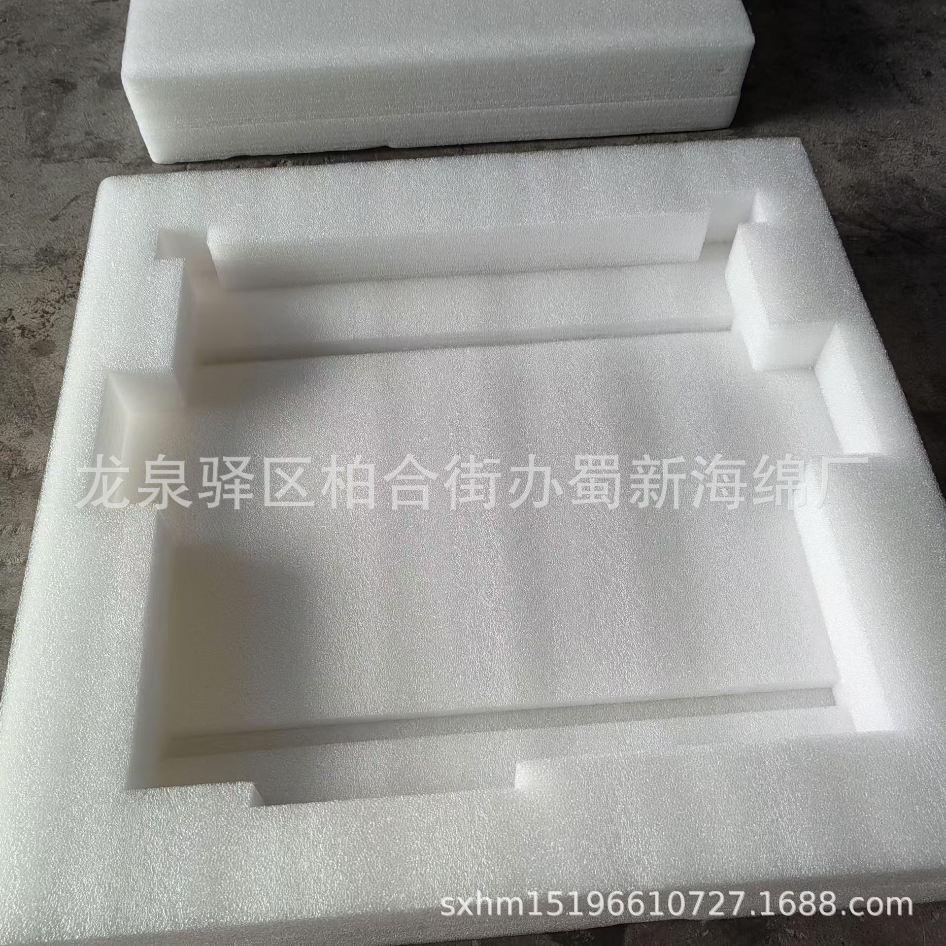 厂家供应珍珠棉表绒礼品盒包装内衬/珍珠棉成型包装