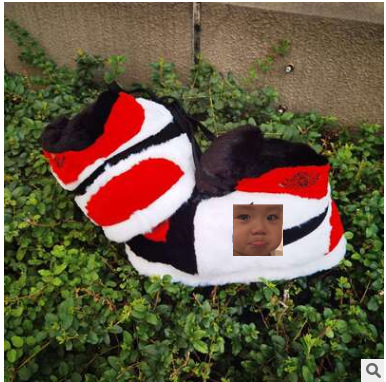 Tiktok mismo estilo parodia zapatos de grasa Coco pareja Zapatillas de algodón volver al futuro casa piso Kang hebilla 1 zapatos de algodón