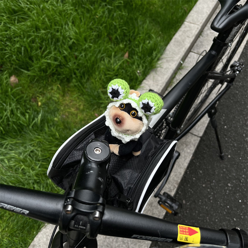 Bee Dog Bicycle Satchel Front Beam Bag Cute Top Tube Bag Mountain Bike Universal Beam Bag Road Bicycle Satchel Bee Dog Bicycle Satchel Front Beam Bag Cute Top Tube Bag Mountain Bike Universal Beam Bag Road Bicycle Satchel