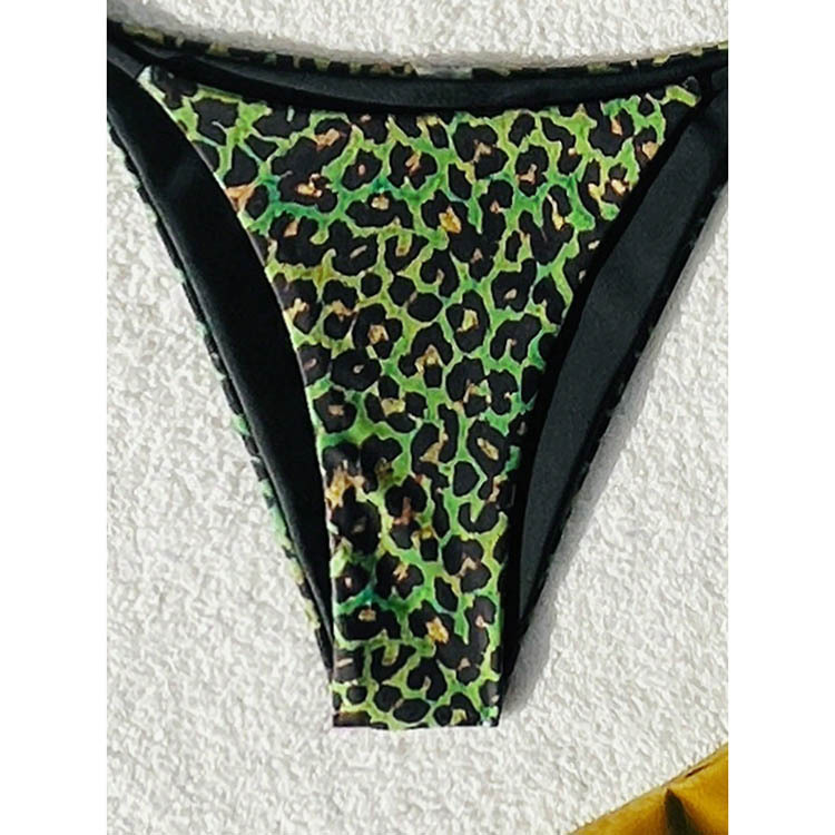 Leopard Bikini Set Für Damen Sexy Zweiteiliger Badeanzug_voghion.com