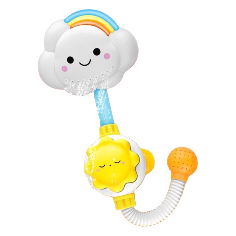 Transfronterizo DE LOS NIÑOS calientes bebé jugando con baño de agua ducha manual nube Baño de baño juguetes para bebés