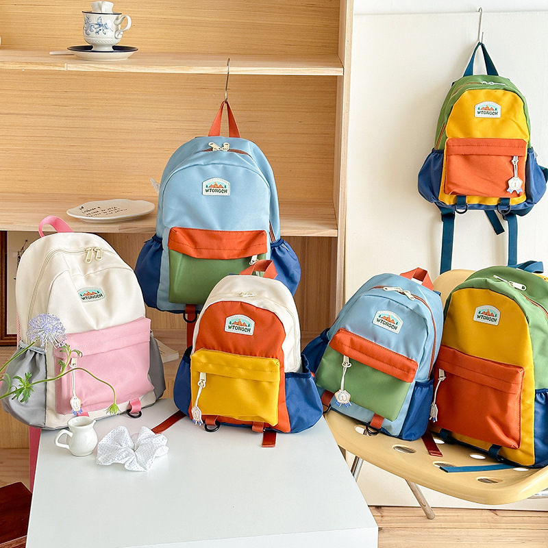 Nueva mochila de color para niños lindas mochila de jardín de infantes para niños y niñas mochila de viaje ligera