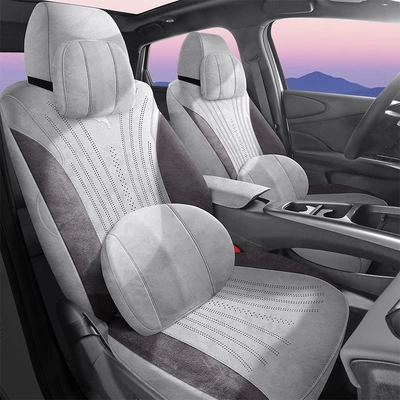 New Dolphin Smart Driving Edition: Modelə uyğun (Original) oturacaq örtükləri - gray-and-black-memory-foam-version-360-all-inclusive-note-the-model-year
