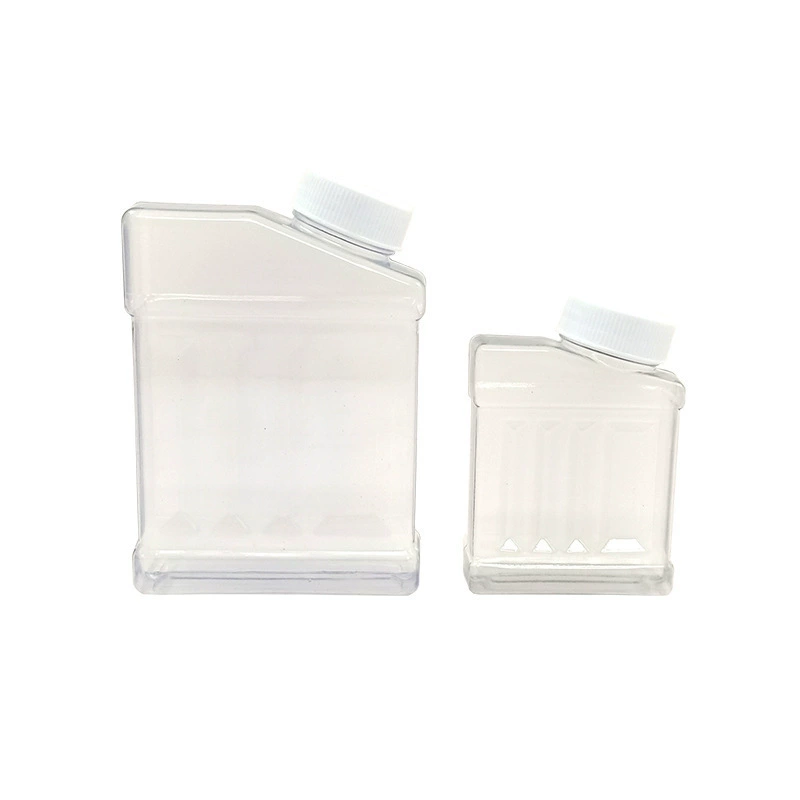 Толстая абсорбиная бомба Маленькая квадратная бутылка с пузырьками прозрачная бутылка с пулями
