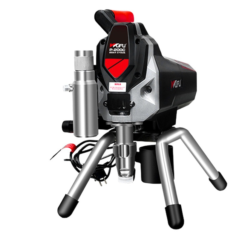 Wufu pulverizador sin aire pequeña decoración del hogar pintura de látex pistola herramienta eléctrica pulverizador de pintura pistola de pulverización de pintura