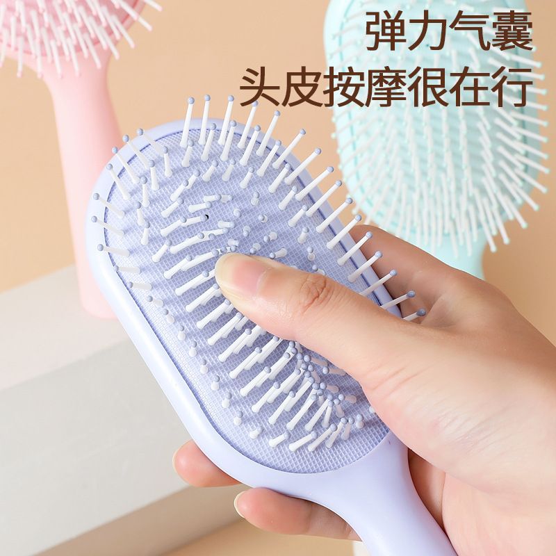 Pein de aire para mascotas con espejo cruzado, pein de aire para niñas, pein de masaje para el cabello, pein de pelo antiestático