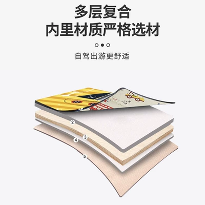 Vehicle-mounted inflatable bed, Pad, Foldable and Dual-Purpose, No Need