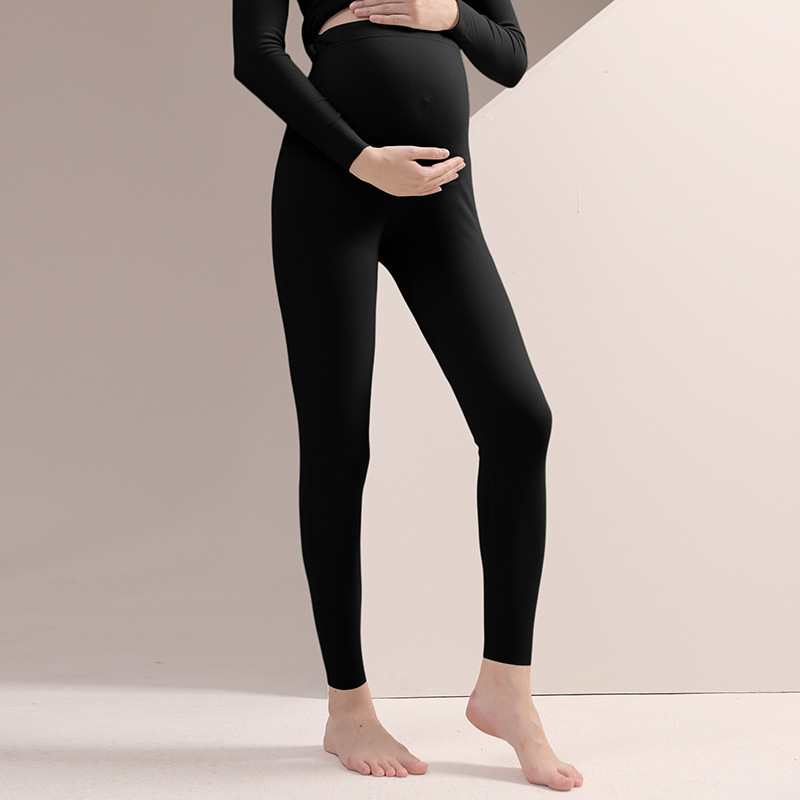 孕妇德绒秋衣秋裤保暖套装秋冬产后哺乳月子服睡衣7A打底衣家居服|undefined