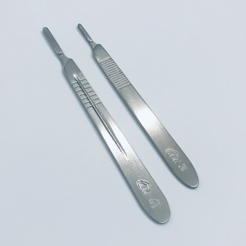 Stainless steel knife handle surgical knife handle 4 industrial veterinary practice knife holder no. 3 carving knife laboratory biological scalpel