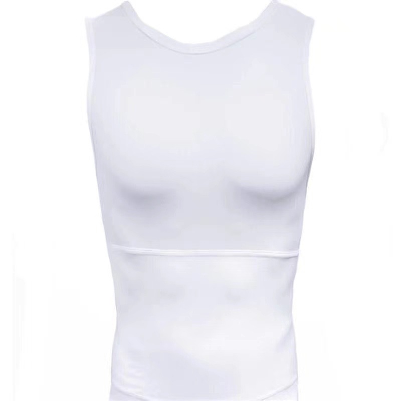 Qiankai Bear【】Men's 4Th Generation Tummy Control Shapewear, Slimming Chest and Back Tight-Fitting Vest-Style Shapewear
