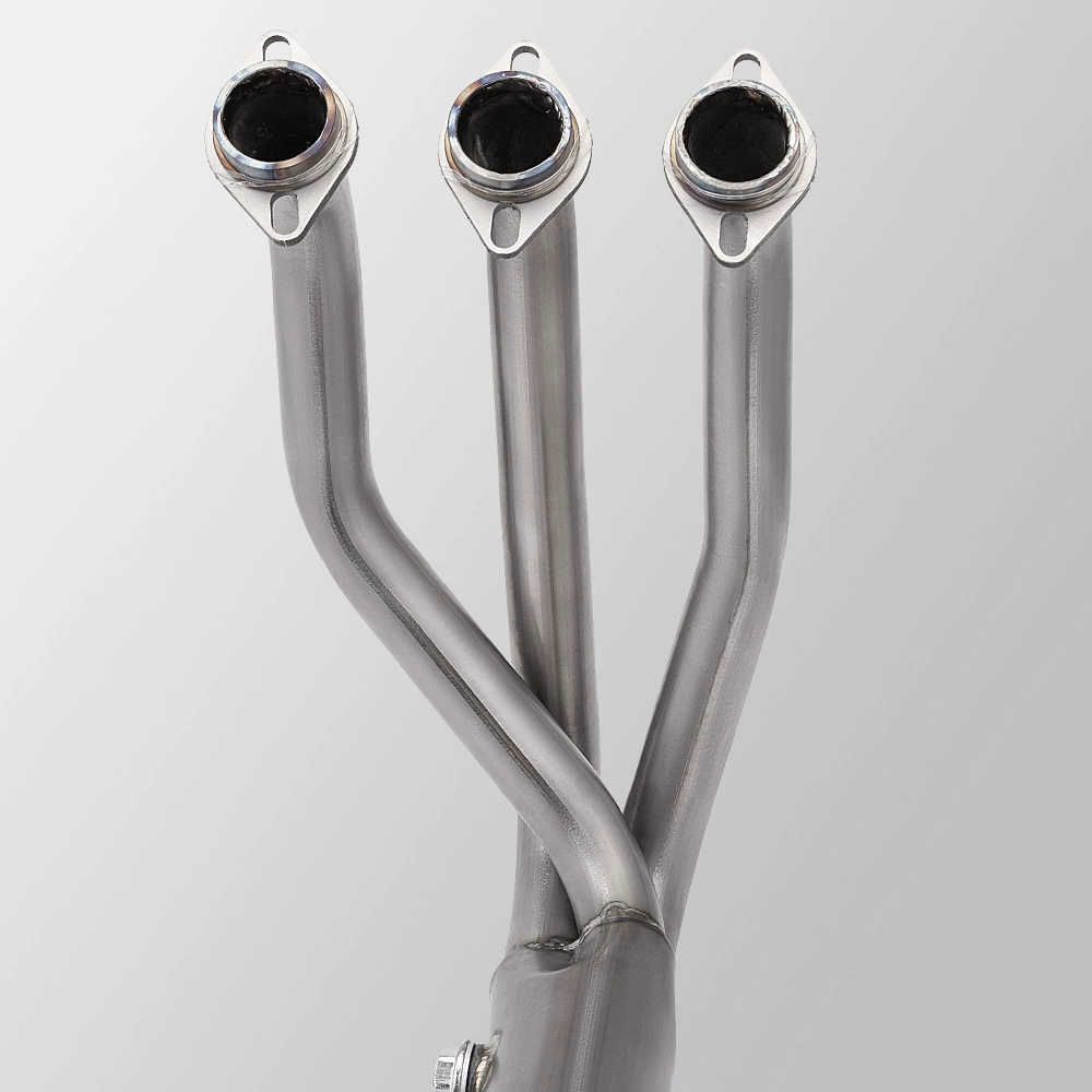 Chunfeng 675SR full-section bottom row, titanium alloy front-section tail-section muffler, motorcycle motorcycle exhaust pipe modification