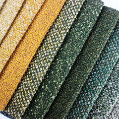 メーカーの厚みのある高級起毛模造リネンソファバッグ工芸品椅子スツールカバー布