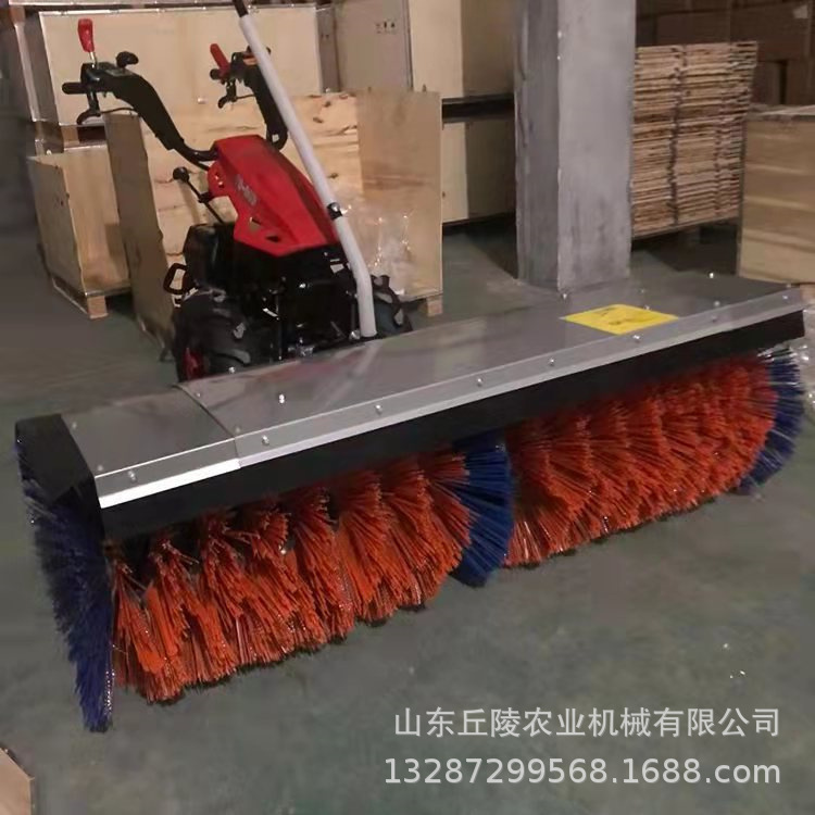 手推扫雪机小型物业道路清雪抛雪除雪机地坪清扫机梳草机一机多用