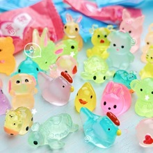 卡通夜光小号盲袋可爱迷你小动物摆件玩具独立包装儿童礼物拆拆乐