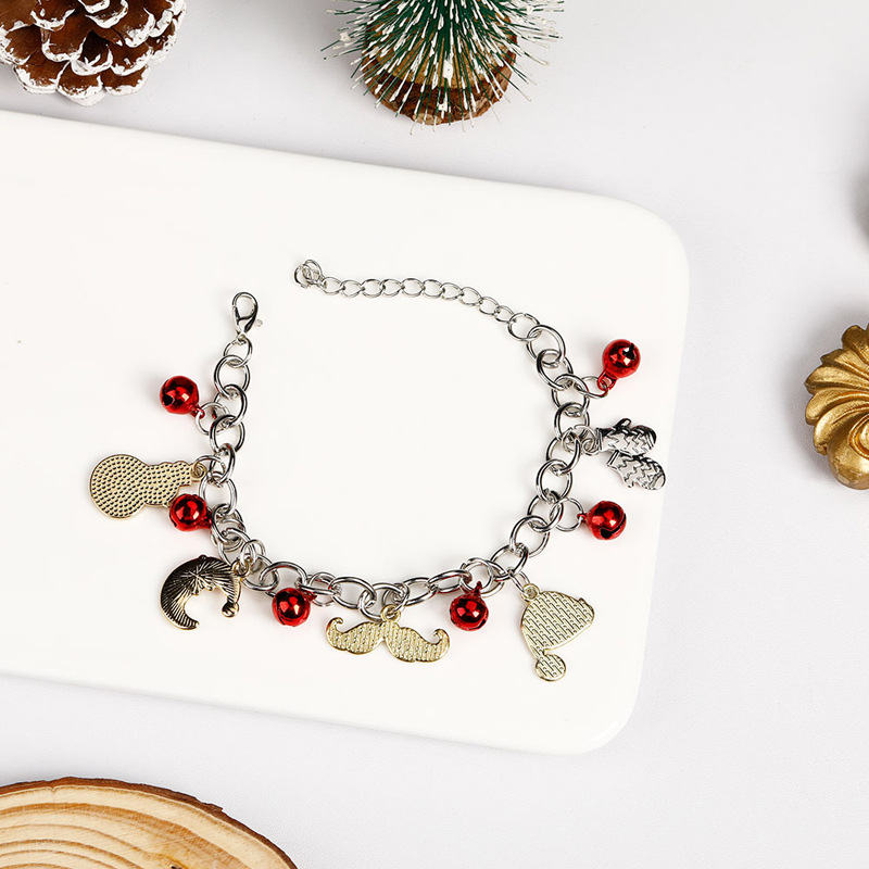 Cartoon Pattern Unisex Gender Basic Cartoon Alloy Chain & Link Bracelets Christmas Wholesale