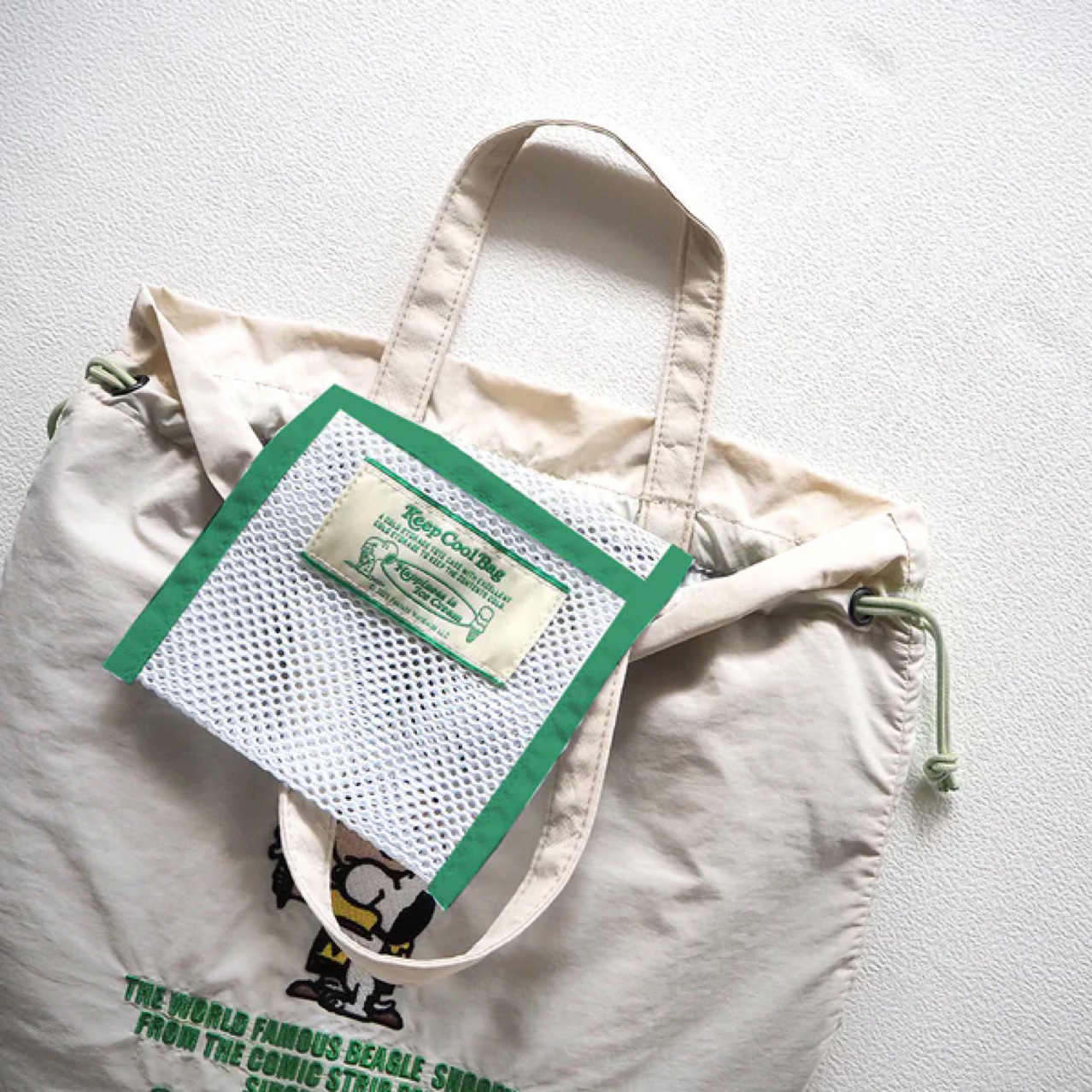 スポット日本製子犬断熱バッグランチバッグニッチデザイン刺繍ポータブル巾着ポケット