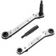 Ratchet wrench suit refrigeration equipment tool CT122 series square wrench 1/4-3/16-5/16-3/8