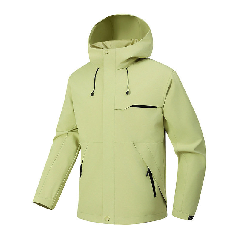 Men's and Women's Spring and Autumn Thin Casual Jackets, Waterproof and Windproof, Detachable Sports Hooded Jackets, Travel Wear Men's and Women's Spring and Autumn Thin Casual Jackets, Waterproof and Windproof, Detachable Sports Hooded Jackets, Travel Wear