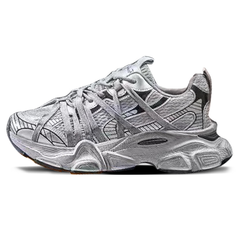 Men's Shoes Old Dirty Shoes Casual Shoes Thick Sole Heightening Fashionable Sports Dad Shoes For Men_voghion.com