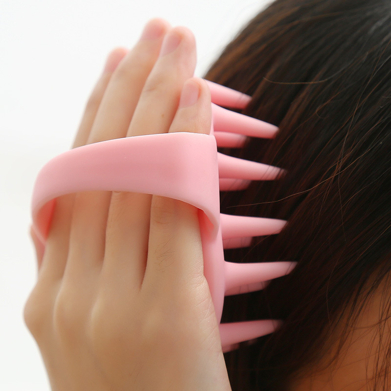 Hanging scalp massage soft comb shampoo wide tooth comb household head massage comb shampoo comb