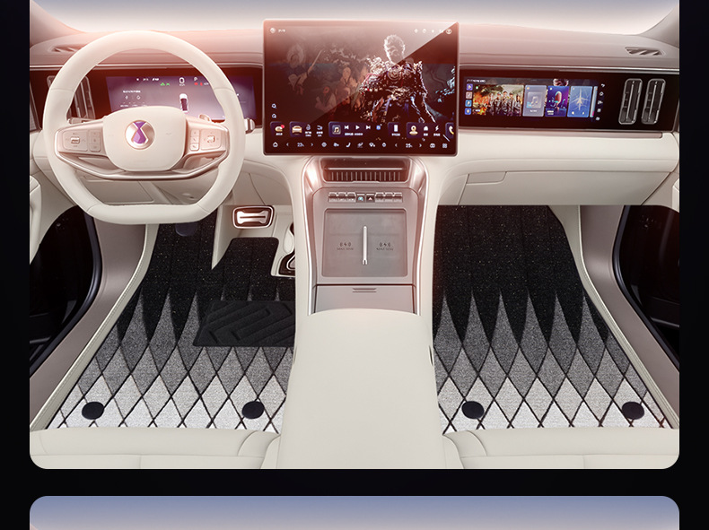 Suitable for Daimler Denza N8L Floor Mats, Full Coverage, 25 New Model Car Interior Decoration Modification Accessories, Trunk Mat Supplies