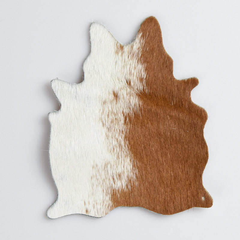 牛毛皮杯垫墙饰个性激光雕刻冲压