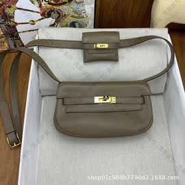 25新款女包凯莉包二合一迷你斜挎包汤圆包小包腰包真皮小挎包胸包