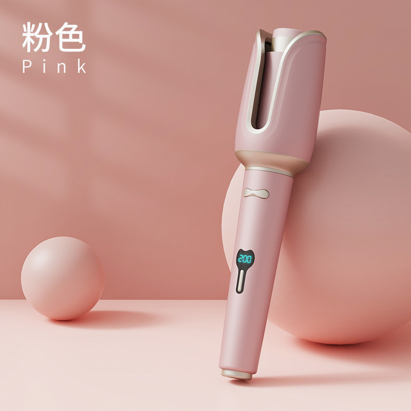 メーカー直送 ヘアアイロン ビッグウェーブ 全自動ヘアアイロン 電動回転 韓国風 レイジーヘア エッグロールワンド|undefined