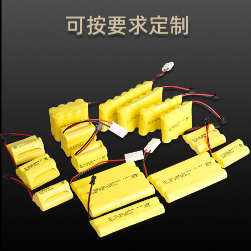 AA5 Nickel-Cadmium 3.6V 700mAh Rechargeable Battery Pack, 300 Charge/Discharge Cycles, Remote Control Toy Battery