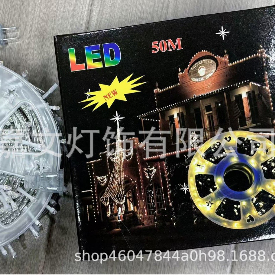 Estrella llena de luces LED lámpara decorativa al aire libre lluvia lámpara de jardín luz de cadena de atmósfera luz de color