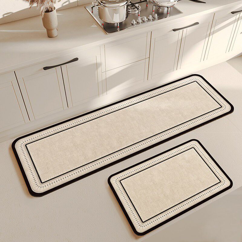 Cross-Border Simple Kitchen Floor Mat, Household Diatomaceous Earth Bathroom Mat, Water-Absorbent Quick-Dry Foot Mat, Toilet Non-Slip Door Mat Cross-Border Simple Kitchen Floor Mat, Household Diatomaceous Earth Bathroom Mat, Water-Absorbent Quick-Dry Foot Mat, Toilet Non-Slip Door Mat