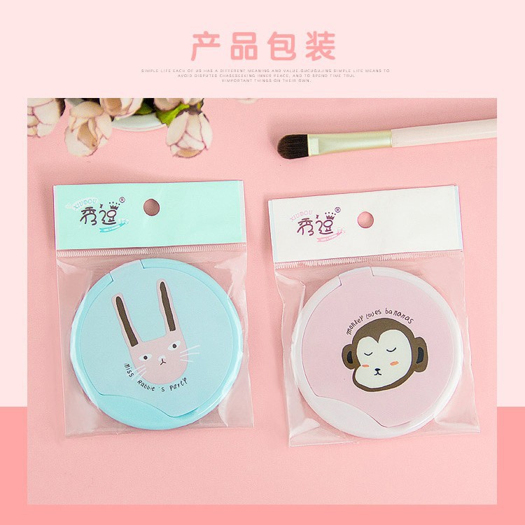 N3327 1600 espejo redondo peine cosmético espejo de belleza espejo peine del pelo Yiwu 2 yuanes dos yuanes