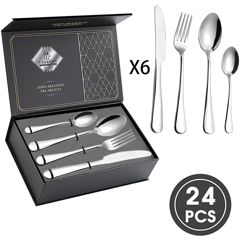 10 스타일 실버 24 피스 세트