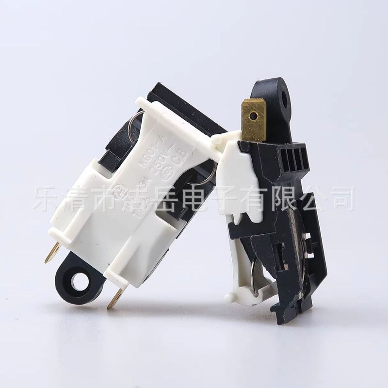 Fast electric kettle temperature control handle automatic power-off switch copper foot 16/13A black base white button