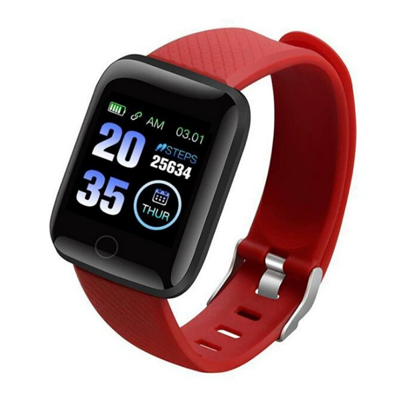 Смарт‑часы 116Plus D13, Bluetooth OLED 1.3" — пульс, давление