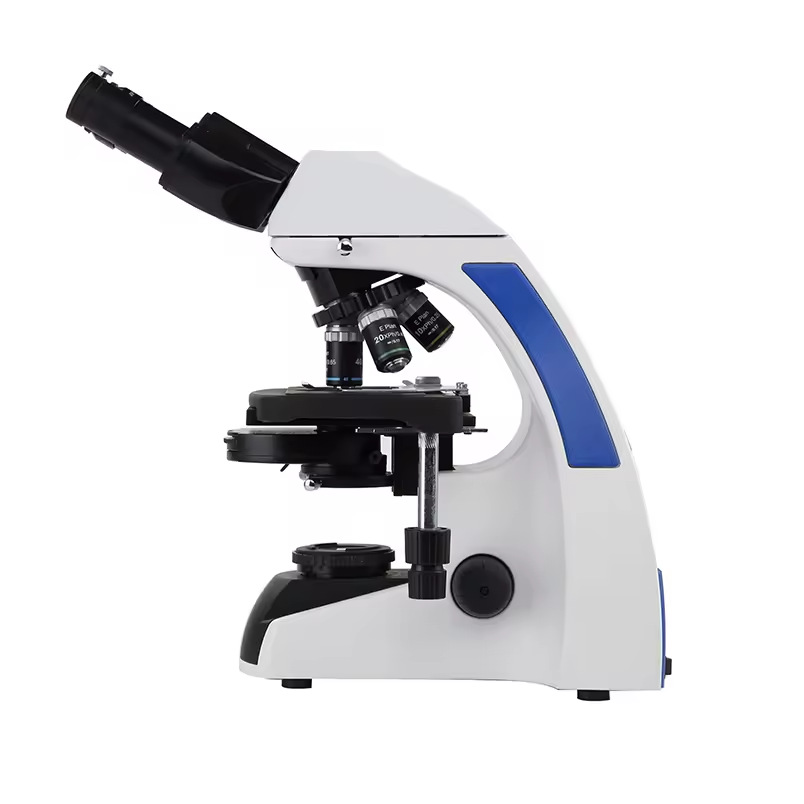 Microscopio óptico especial biológico de alta definición con pantalla de enseñanza experimental, instrumento de lupa, bacterias