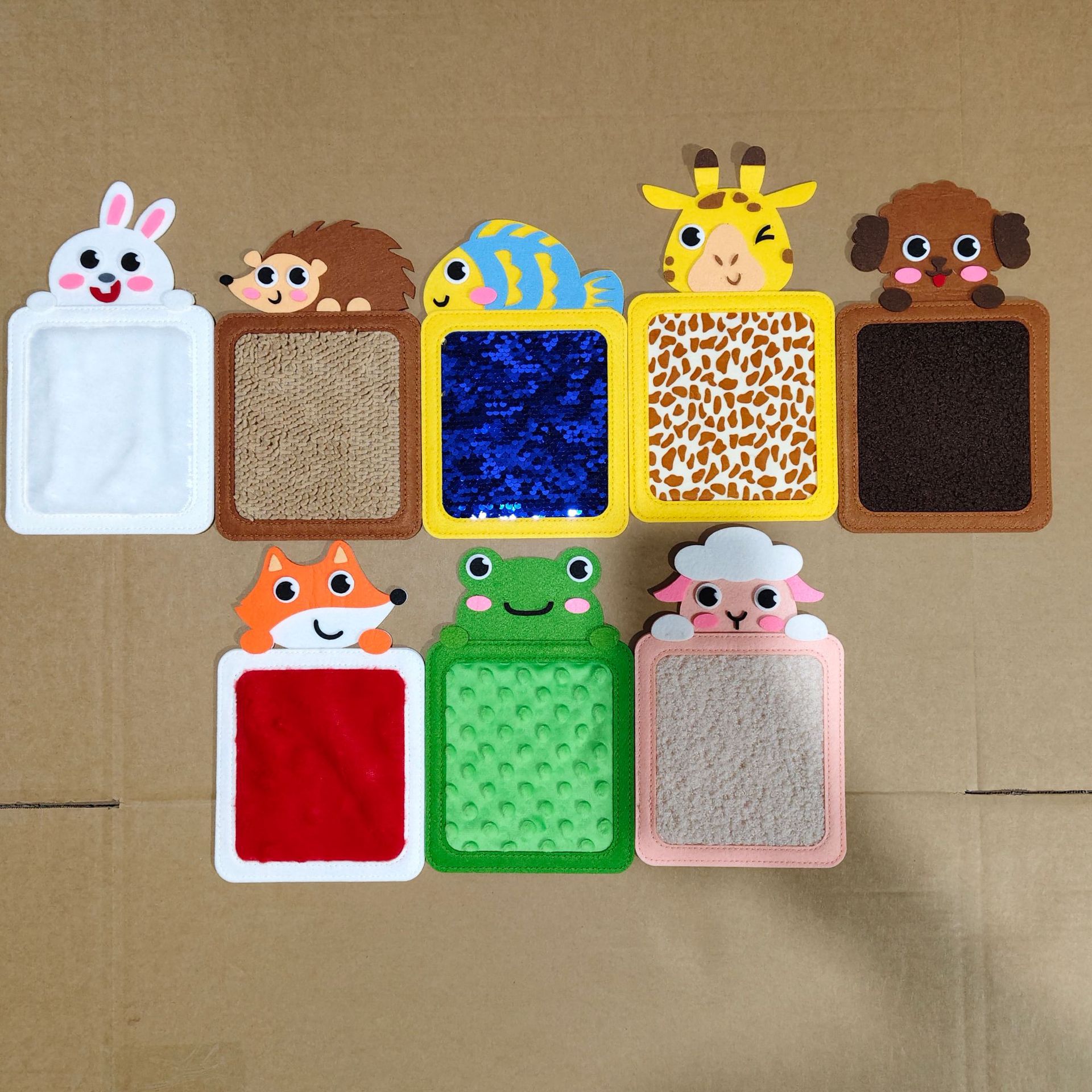 感官动物主题垫感官玩具感官墙板儿童感官产品各种纹理感官