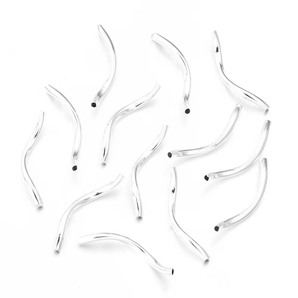 S-shaped tube silver