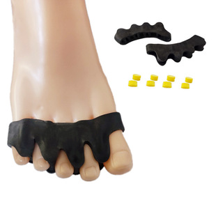 Black Silicone Five-Finger Separator Overlapping Toe Separator Hammer Toe