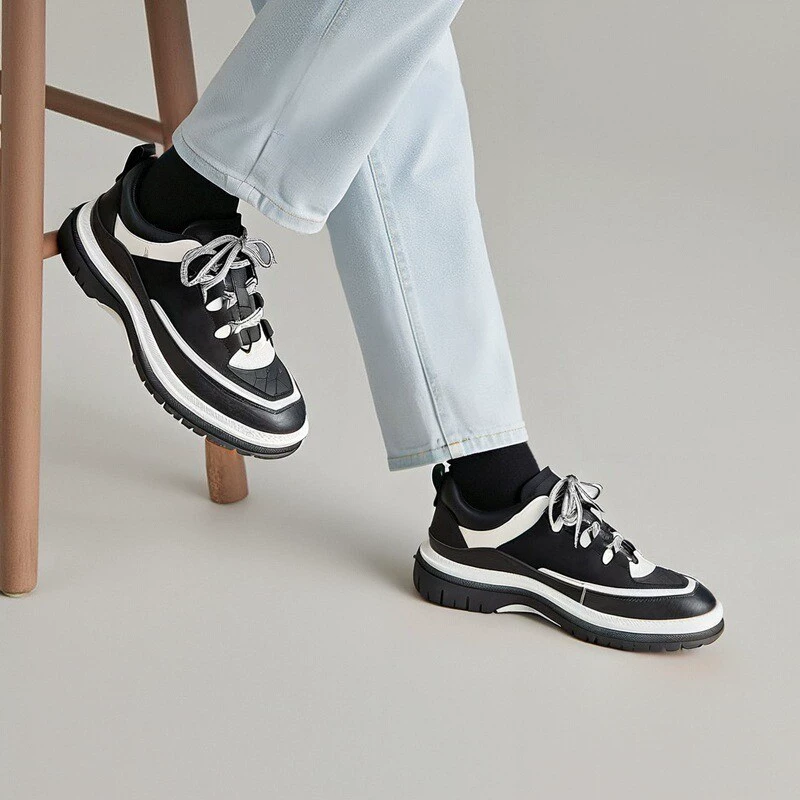 【Виноградный стиль мамы】Xiaoxiangfeng 2025, новые летние женские туфли с пандой, милые и уродливые повседневные кроссовки на толстой подошве, увеличивающие рост.