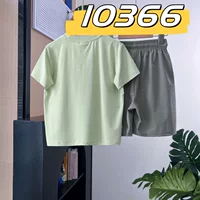 10366 Летний новый стиль, детский корейский стиль, быстросохнущие шорты с короткими рукавами, костюм, одежда для больших детей, Прямая доставка