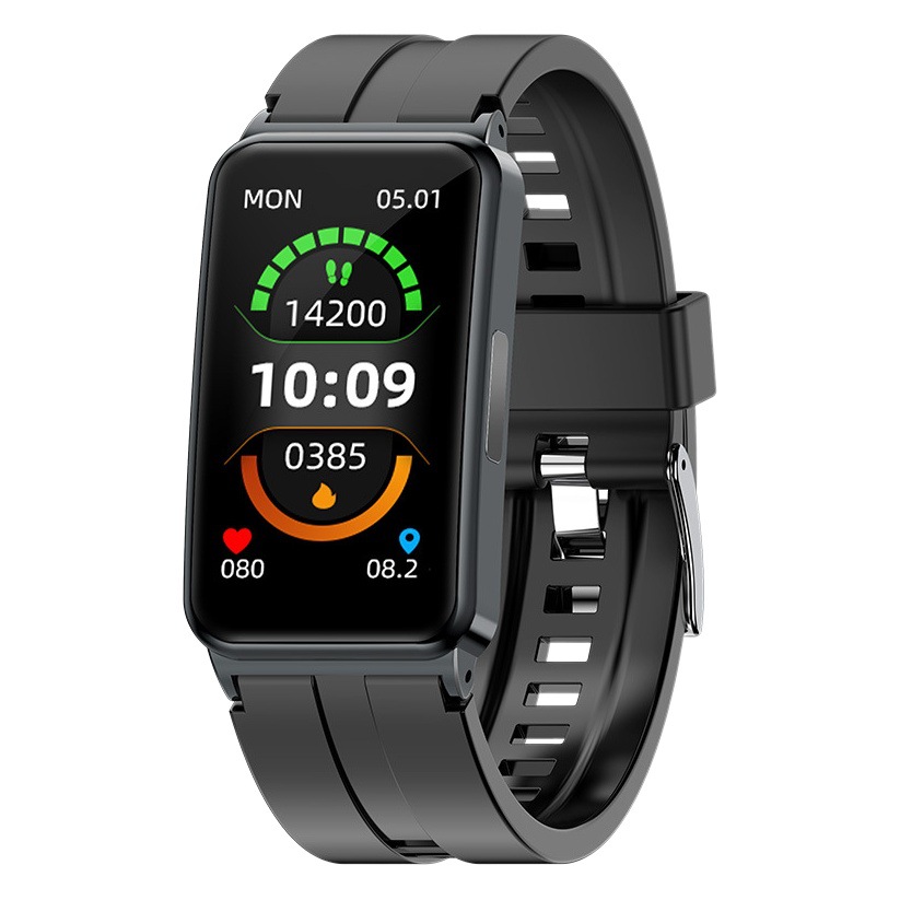 Reloj EP01 para mujer con ECG, monitorización de la temperatura corporal, oxígeno en sangre, frecuencia cardíaca, información de la presión arterial, clima, ejercicio, monitorización inteligente de la salud