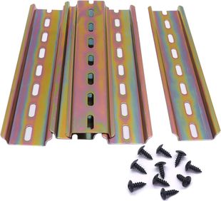 Taiss\/5 Stücke 15cm Hutschiene Hochwertigem Farbe Stahl, D