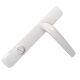 Plastic Steel Flat Door Handle Lock Bathroom Door Lock Toilet Door Lock White Old-Fashioned Balcony Plastic Steel Door Handle Lock