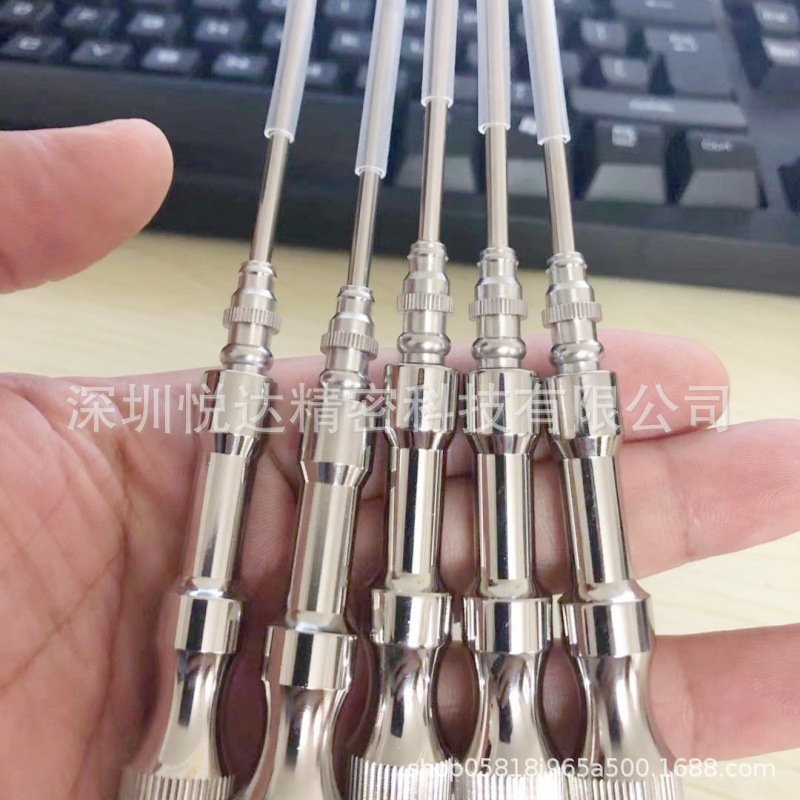 加工304不锈钢实心针环甲穿刺针三棱针侧孔针加工不锈钢穿刺针